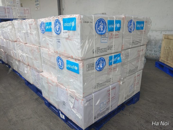 185.700 liều vắc xin 5 trong 1 cho trẻ em Việt Nam từ viện trợ của WHO, UNICEF - Ảnh 1. WHO, UNICEF tài trợ 185.700 liều vắc xin 5 trong 1 cho trẻ em Việt Nam - Ảnh: UNCEF cung cấp